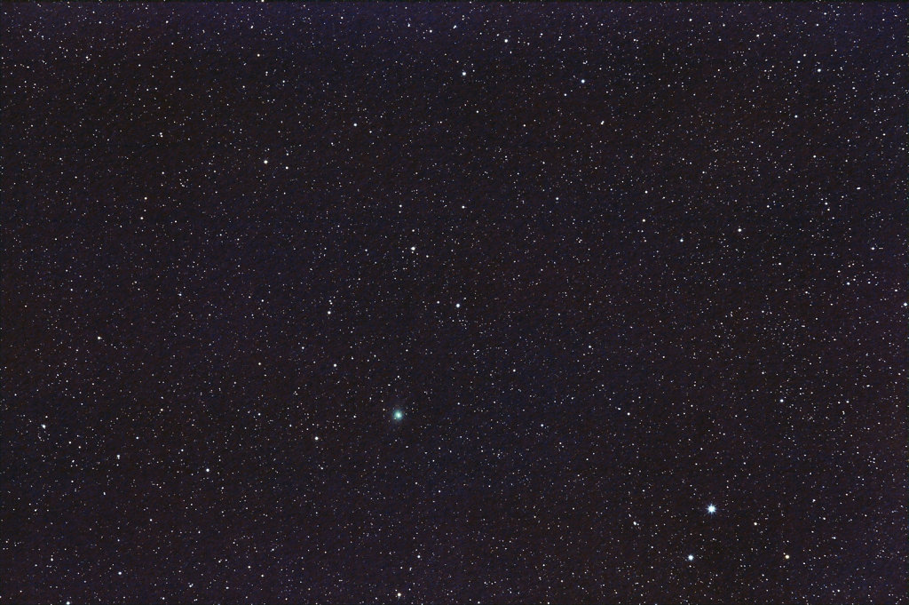 Comet C/2014 Q2 Lovejoy Near Polar Star